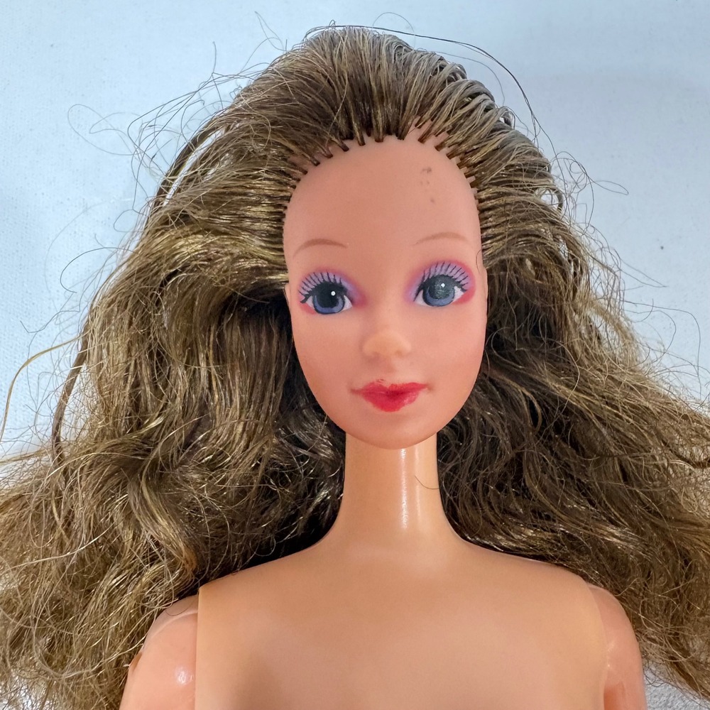 Vintage Mattel Barbie Sweet Roses PJ Brunette Blue Eyes Nude Steffie Face Doll